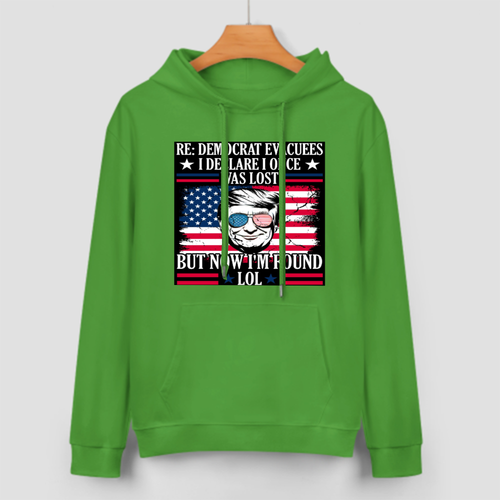 Custom Front & Back Print Cotton Hoodies Custom Men's Long Sleeve Sweatshirts