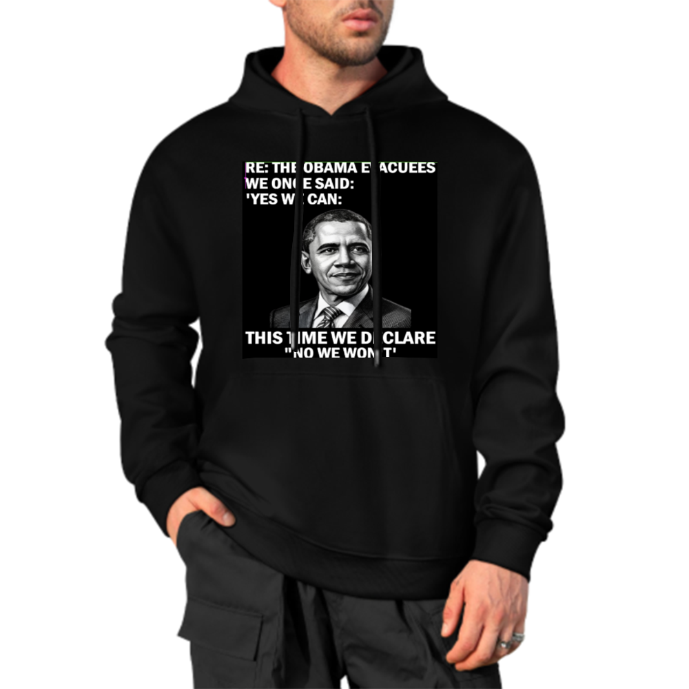 Custom Front & Back Print Cotton Hoodies Custom Men's Long Sleeve Sweatshirts