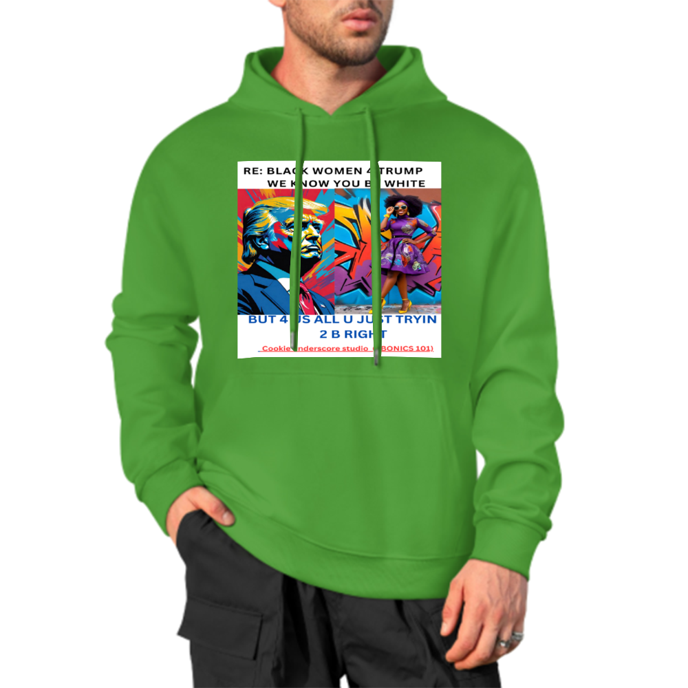 Custom Front & Back Print Cotton Hoodies Custom Men's Long Sleeve Sweatshirts