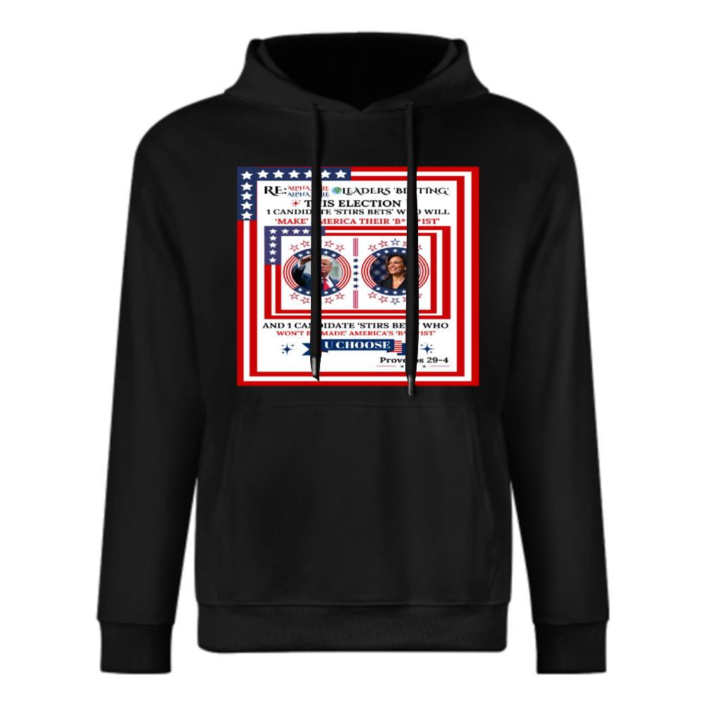 Custom Front & Back Print Cotton Hoodies Custom Men's Long Sleeve Sweatshirts