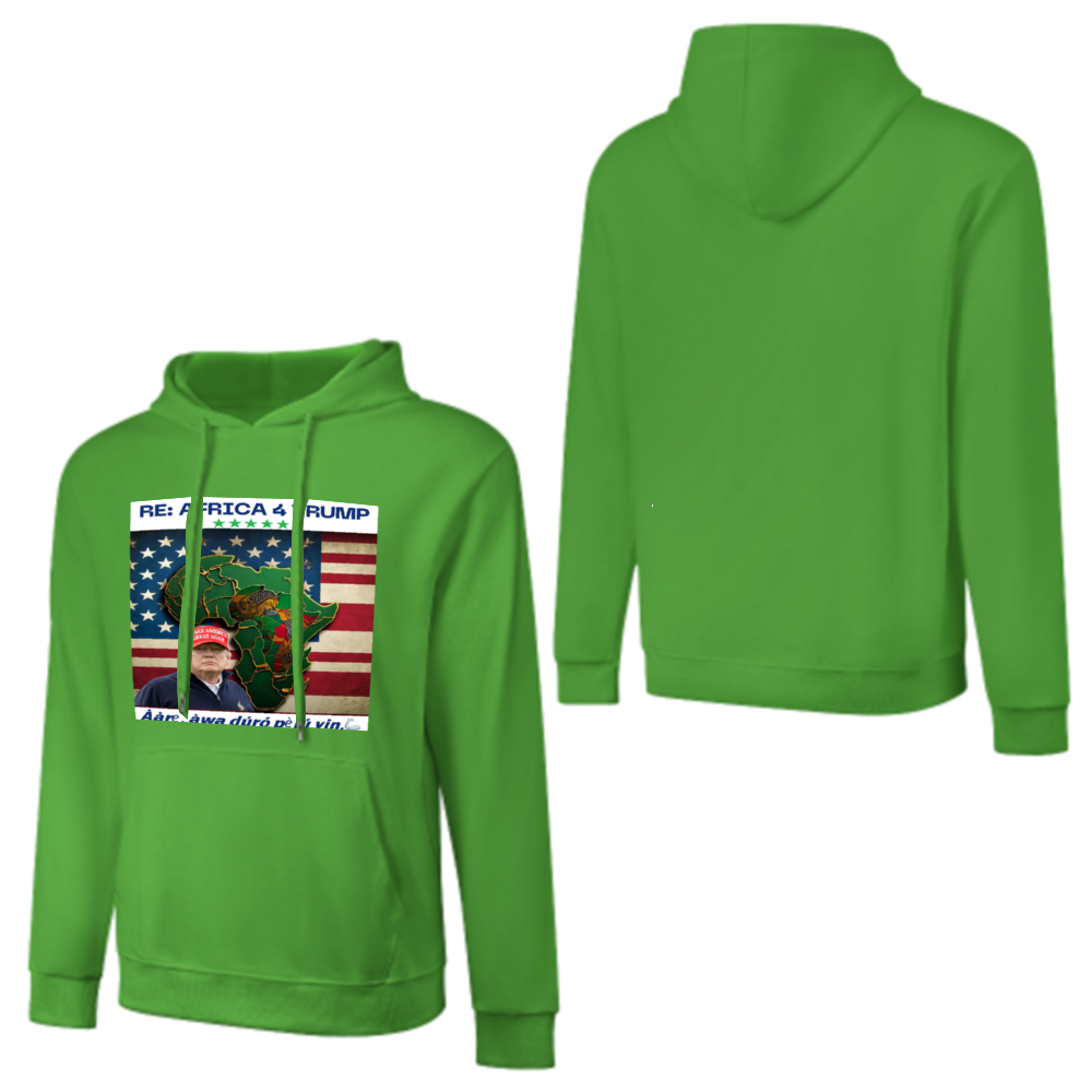 Custom Front & Back Print Cotton Hoodies Custom Men's Long Sleeve Sweatshirts