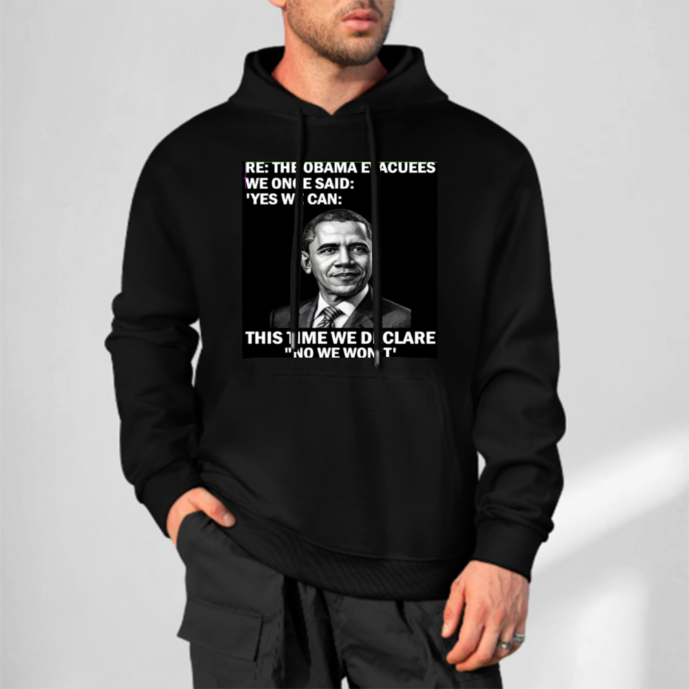 Custom Front & Back Print Cotton Hoodies Custom Men's Long Sleeve Sweatshirts