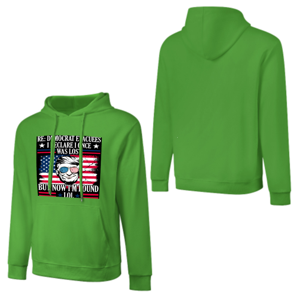 Custom Front & Back Print Cotton Hoodies Custom Men's Long Sleeve Sweatshirts