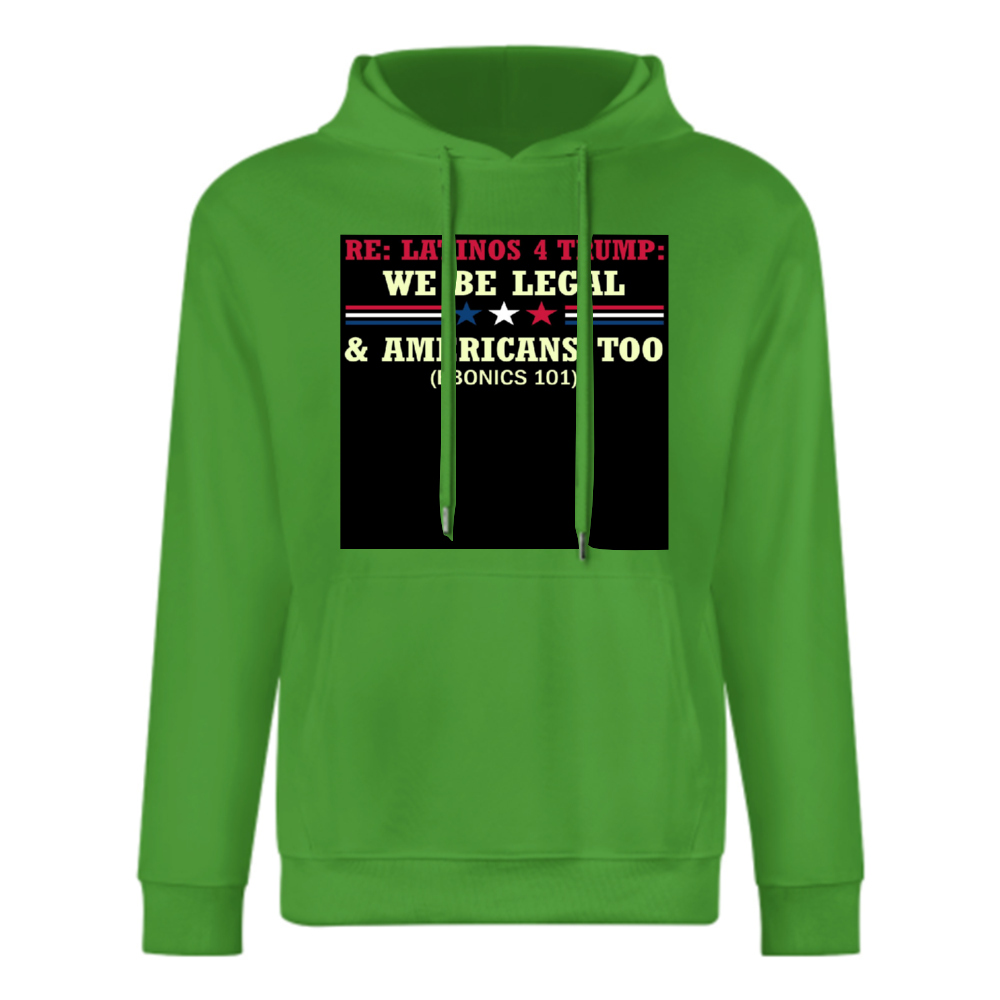 Custom Front & Back Print Cotton Hoodies Custom Men's Long Sleeve Sweatshirts