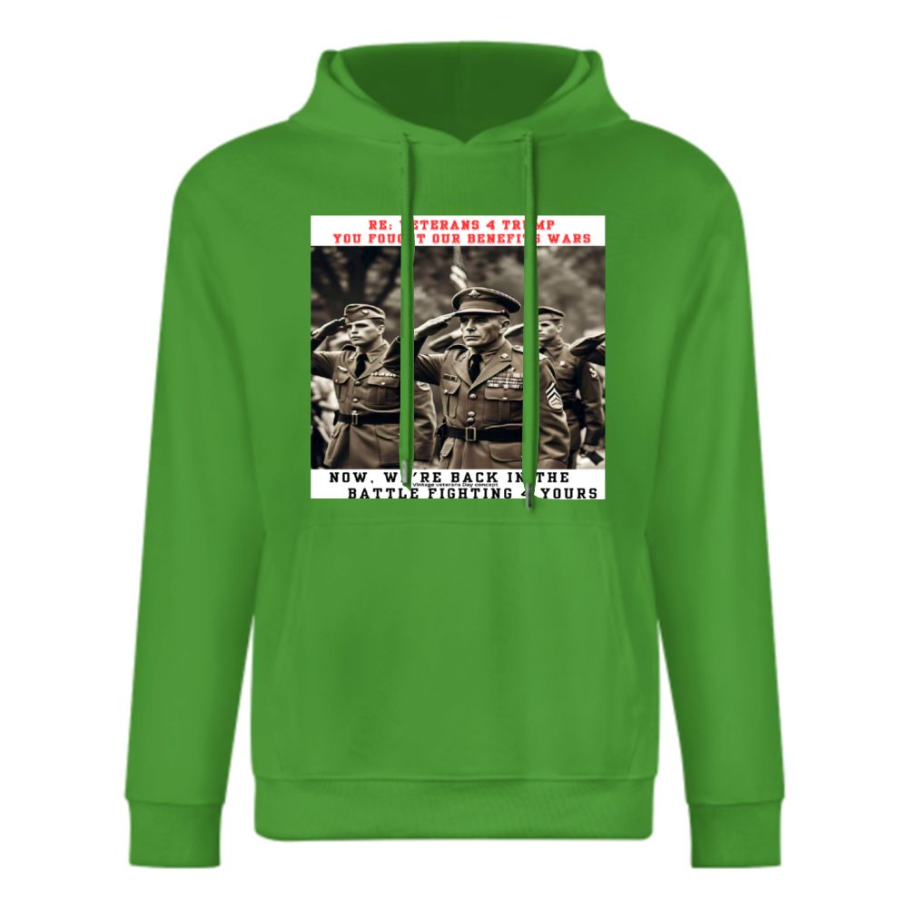 Custom Front & Back Print Cotton Hoodies Custom Men's Long Sleeve Sweatshirts