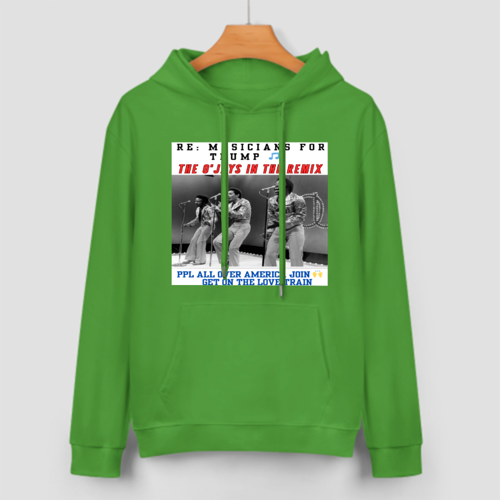 Custom Front & Back Print Cotton Hoodies Custom Men's Long Sleeve Sweatshirts