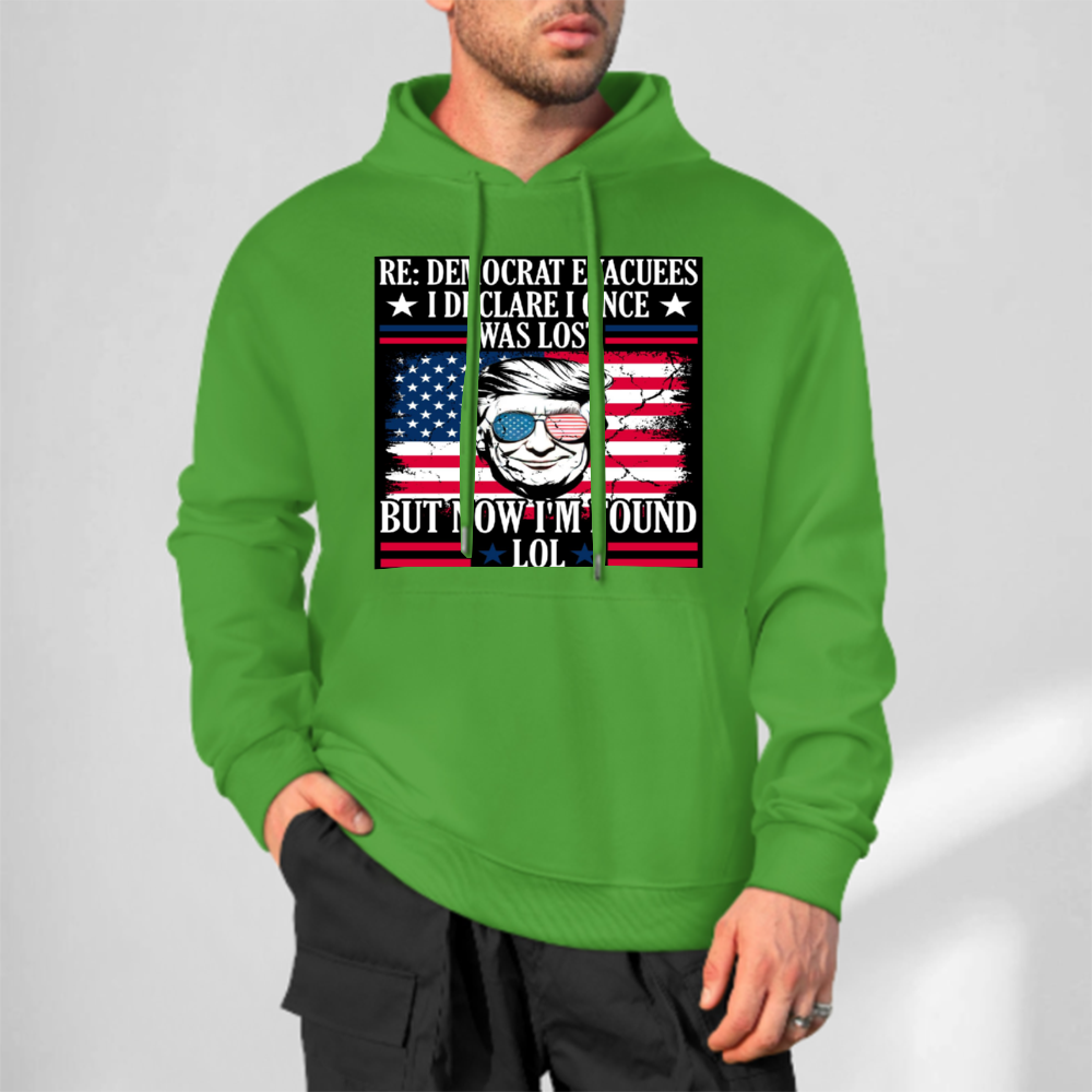 Custom Front & Back Print Cotton Hoodies Custom Men's Long Sleeve Sweatshirts